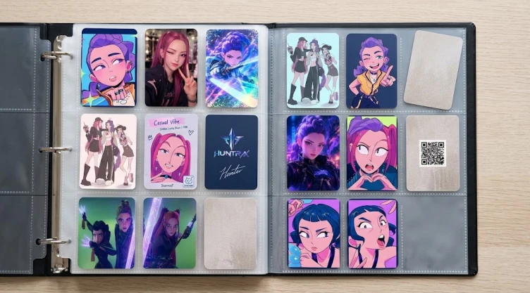 4 ideas de photocards de Huntrix tipo Álbum PCs para una verdadera fan de KPop Demon Hunters
