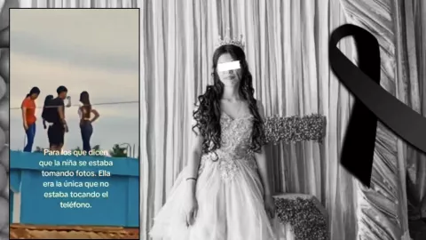 Último momento de la quinceañera que murió electrocutada