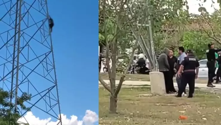 Joven escala ANTENA en Caucel y genera fuerte movilización; esto se sabe