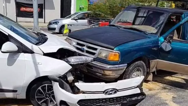 Reportan fuerte accidente al norte de Mérida_ FOTOS (