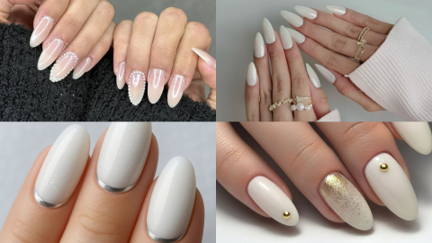 uñas blancas