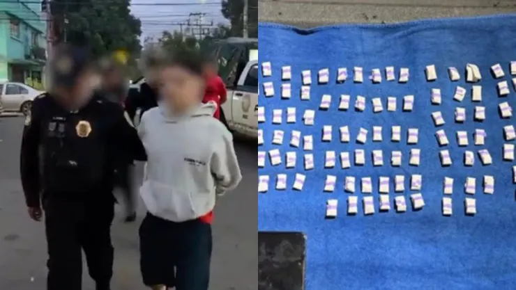 Caen ‘El Pirrín’ y tres de sus cómplices en la CDMX: les aseguran una granada de fragmentación, un arma y dosis de droga