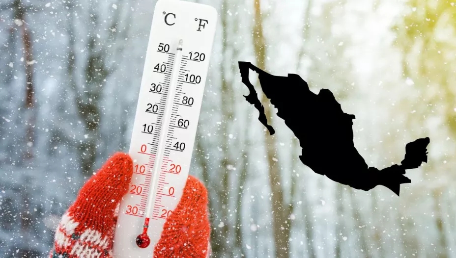 Entidades de México que se congelan el 9 y 10 de diciembre, según la Conagua