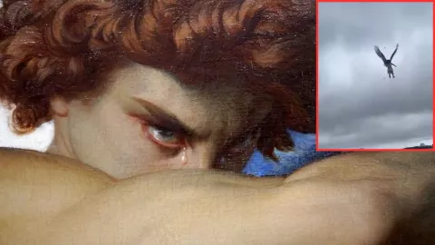 ¿El regreso de Lucifer? VIDEO de un ÁNGEL con alas cayendo del cielo se hace viral