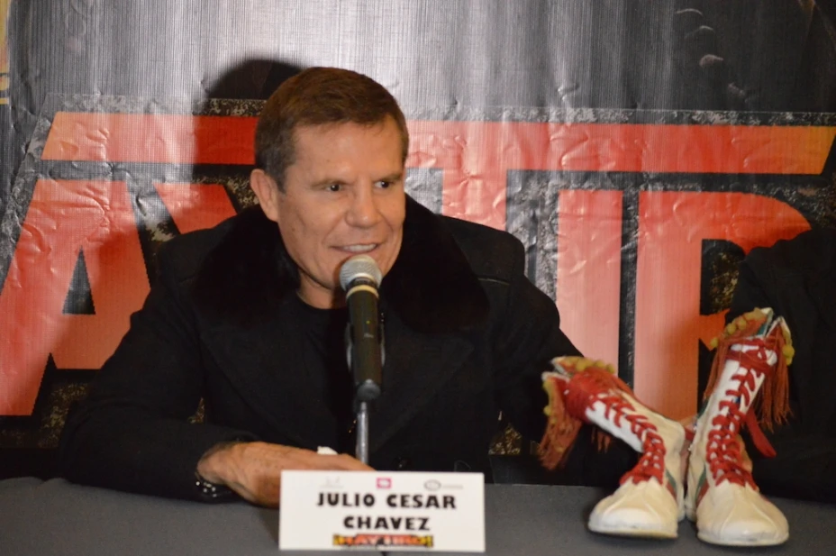 El campeón Julio César Chávez