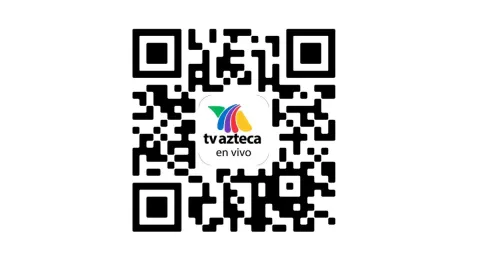 Código QR de la APP TV Azteca en Vivo
