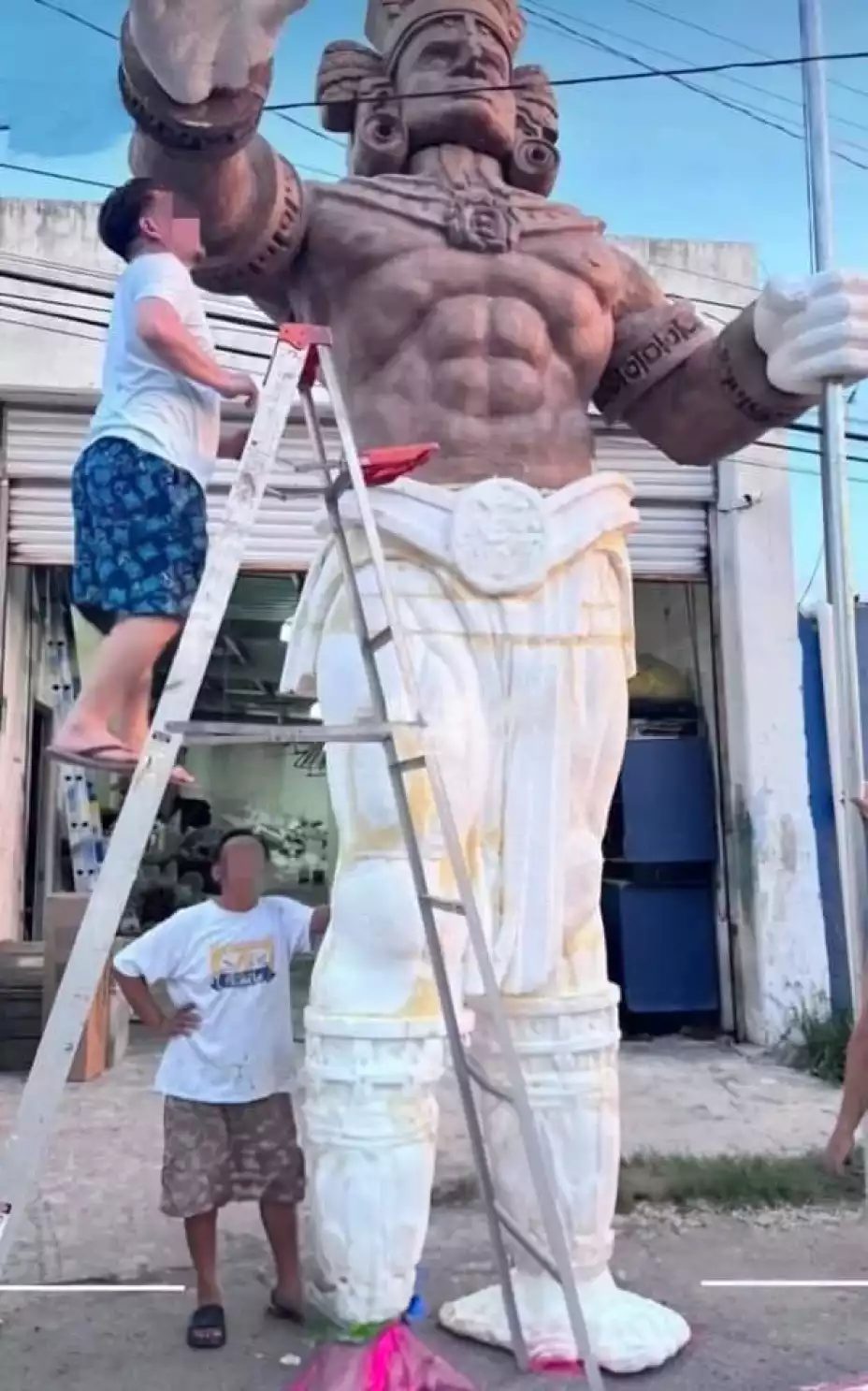 estatua de chaac telchac puerto