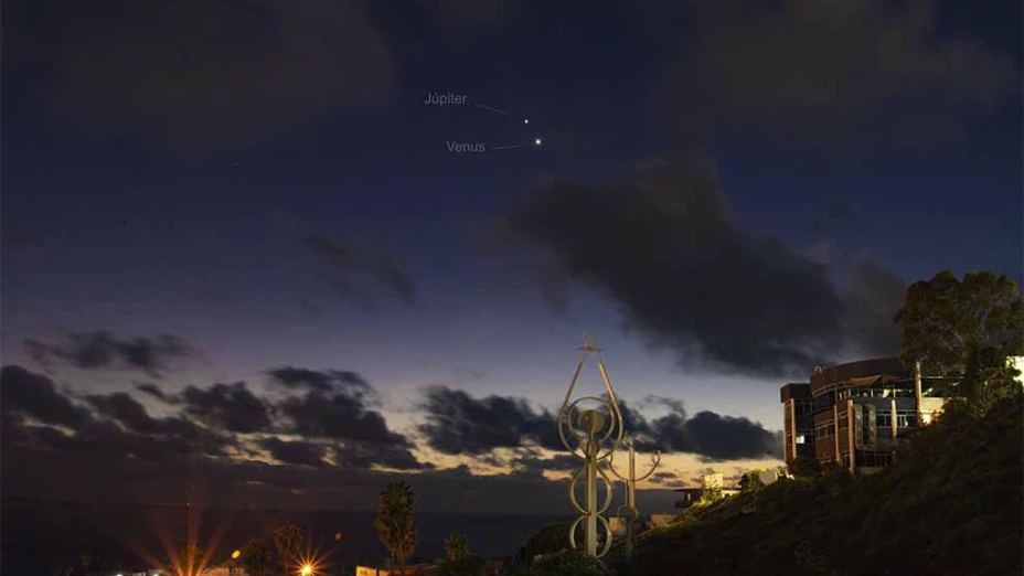 Conjuncion Jupiter-Venus