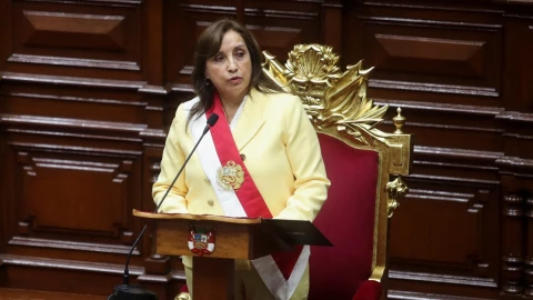 Dina Boluarte, presidente de Perú