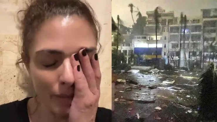 VIDEO Turistas viven el terror dentro de hoteles por el impacto del huracán Otis en Acapulco