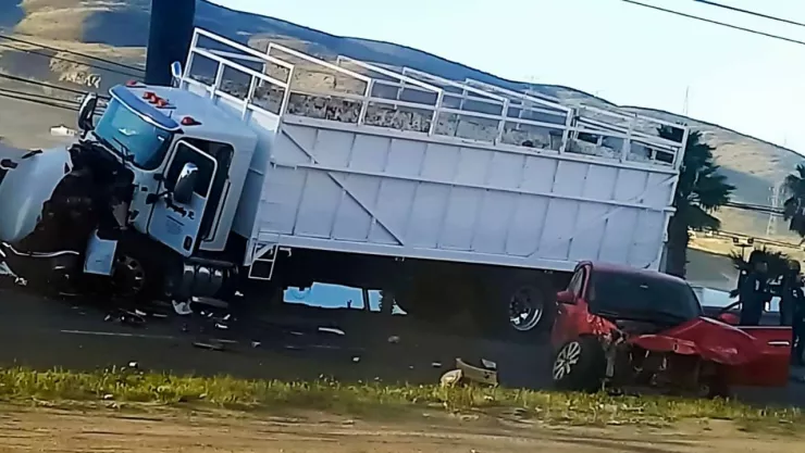 Accidente en carretera libre Tijuana–Tecate moviliza a cuerpos de emergencia