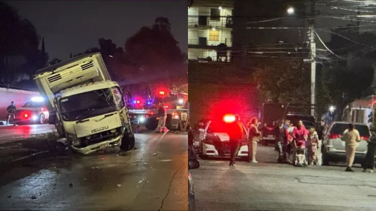 volcadura-camioneta-tlalnepantla-balacera-valle-gómez-muertos
