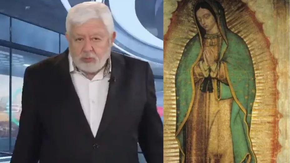 Jaime Maussan y la virgen de GUadalupe