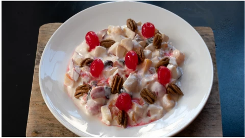 ensalada de manzana navideña receta