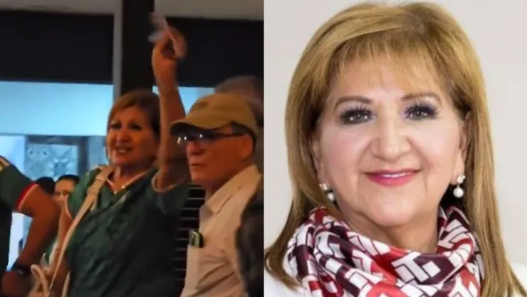 Abuchean a Tere Guerra en restaurante de Culiacán mientras veía partido de México.