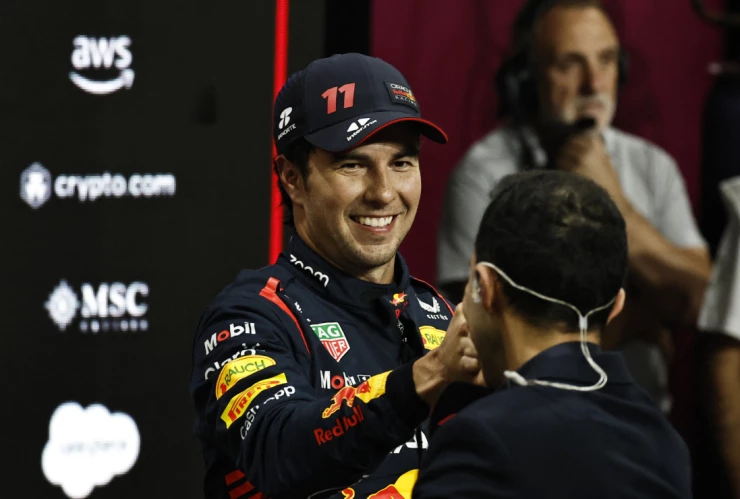 Checo Pérez en el Gran Premio de Arabia Saudita