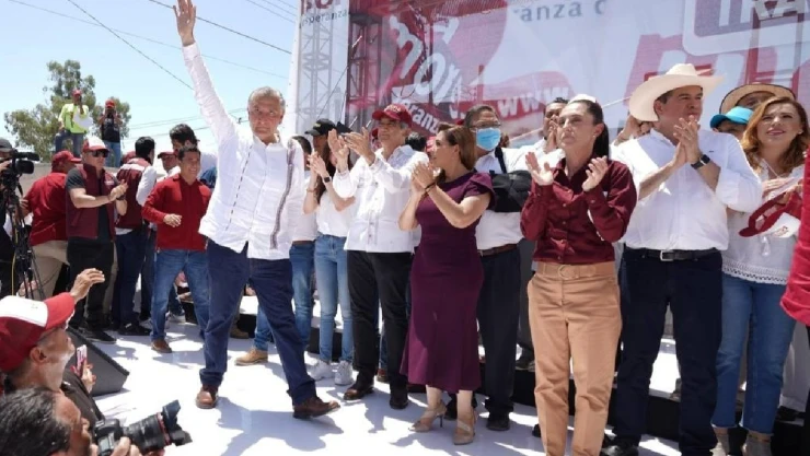 INE funcionarios morena proselitismo