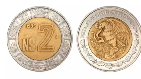 Esta es la moneda de 2 pesos que se vende hasta en 90 mil pesos