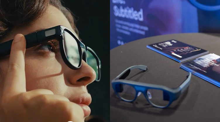 Gafas inteligentes que muestran subtítulos en tiempo real gracias a la IA