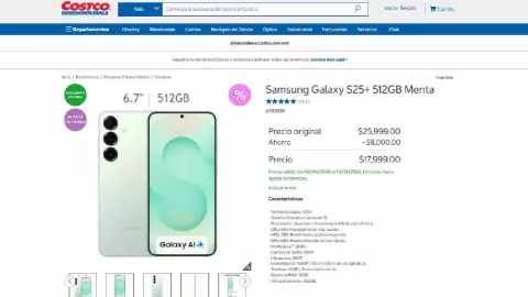 Costco Samsung Galaxy S25+