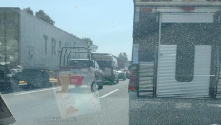 Accidente en la autopista Puebla-Orizaba hoy 14 de marzo de 2024 provoca TRÁFICO