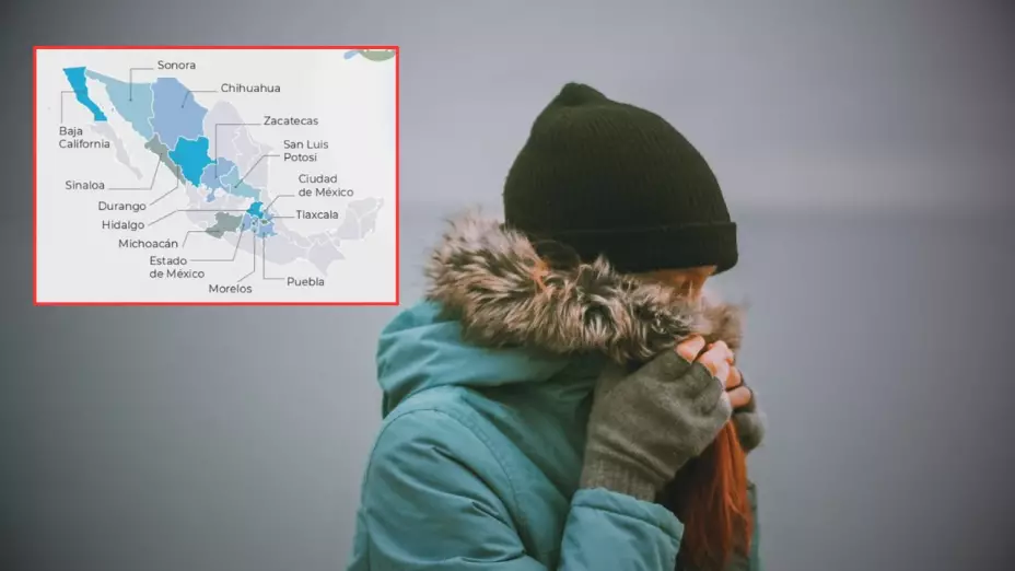 Alerta de Protección Civil por frente frío y lluvias en México el fin de semana