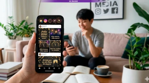 Mensajes de Año Nuevo 2026: 100 ideas cortas, originales y emotivas para compartir.