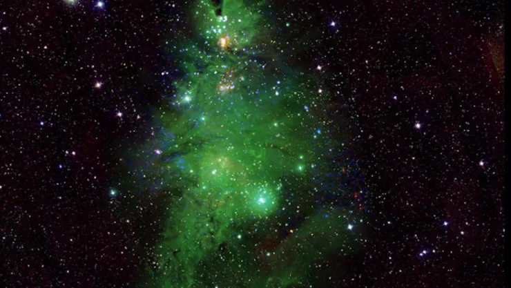 Árbol de navidad cósmico