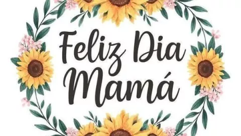 Imagen feliz día mama con flores 3