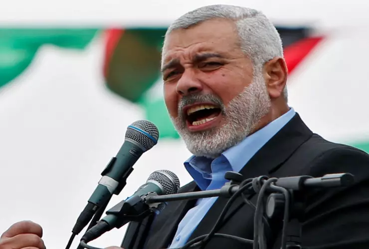 El líder de movimiento islamista palestino Hamás, Ismail Haniyeh.