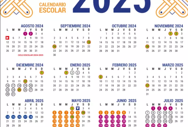 Calendario-UNAM-2024-2025