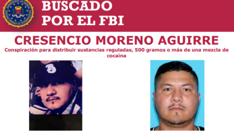 ficha de búsqueda del FBI de Crescencio N