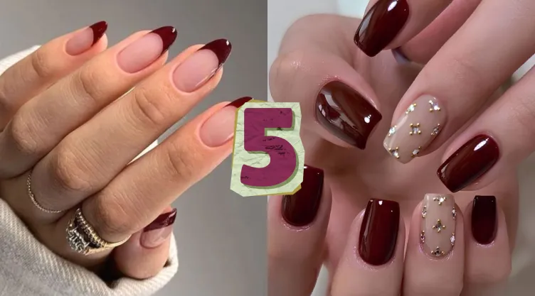 Uñas color vino elegantes: 5 diseños que puedes usar en otoño 2026
