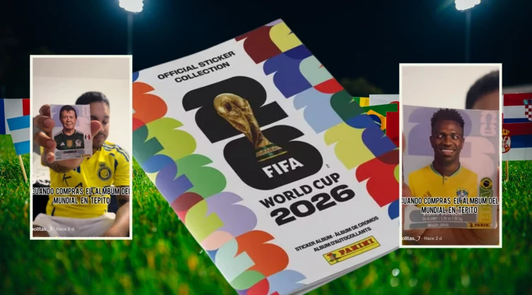 Compra estampas piratas del álbum de la Copa Mundial de la FIFA 2026, y le sale Chabelo