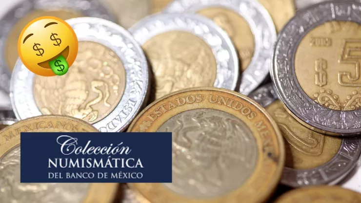 ¿Cuáles son las monedas de colección que puedes vender en miles de pesos?