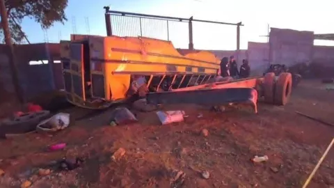 Mueren 5 jornaleros tras fuerte accidente en la Carretera 45 en Zacatecas hoy 21 de diciembre (FOTOS)