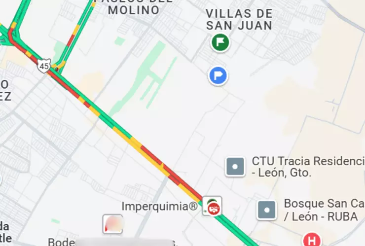 Accidente bulevar Aeropuerto, León, 27 de marzo 2025 ¿por qué hay tráfico.png
