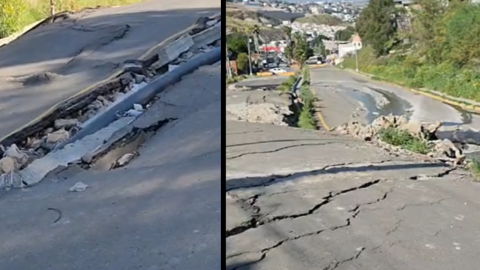 Emergencia: Así de profundo está el hundimiento en la Sánchez Taboada 