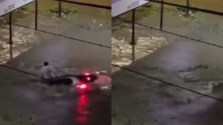 Ahogado inundaciones Brasil video viral