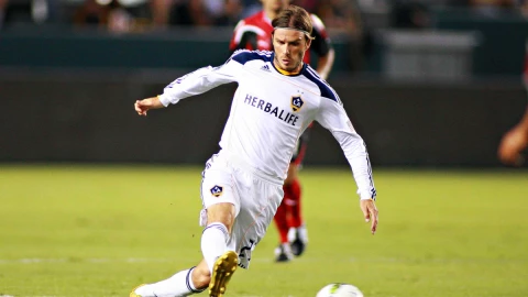 David Beckham con el LA Galaxy