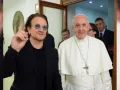 famosos con el papa francisco