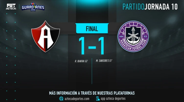 Cobertura EN VIVO: Atlas vs Mazatlán FC en Guardianes 2020 de la Liga MX