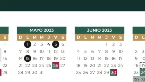 ¿Dos puentes en una semana Estos son los descansos que quedan en el Calendario de la SEP 2023