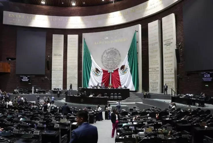 Cámara de diputados en pleno hoy 23 de septiembre