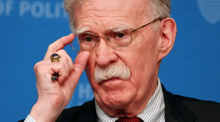 John Bolton en la Facultad Harvard Kennedy en 2025.