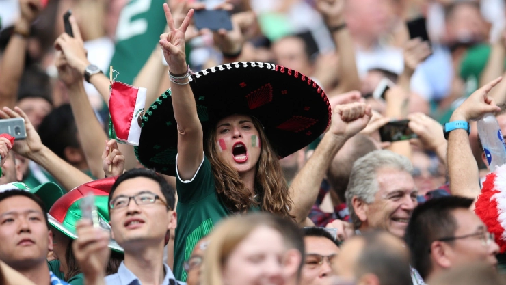 Fanáticos de la selección de México