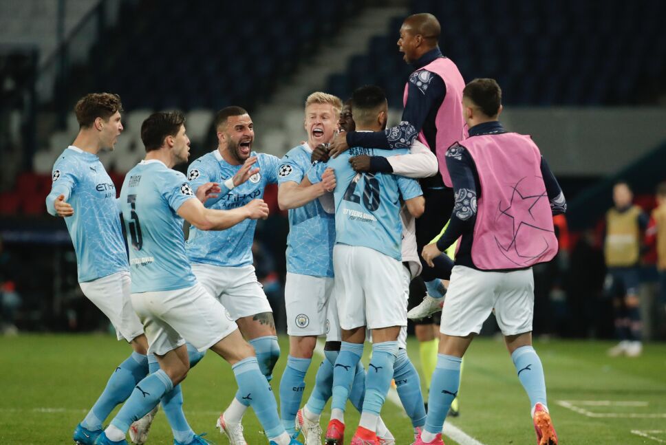 El Manchester City derrotó al PSG en la Champions League