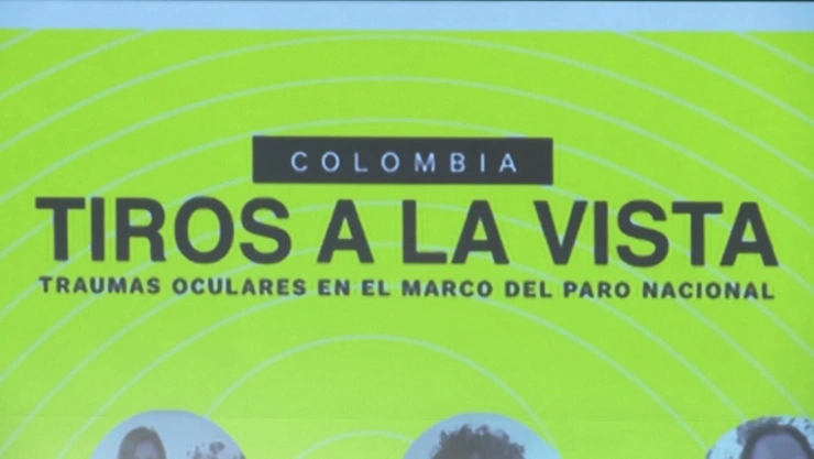 Más de 100 personas en Colombia sufrieron daños en los ojos a manos de la policía durante las protestas del Paro Nacional a principios de este año.