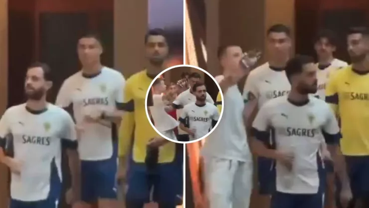 ¿Cristiano Ronaldo perdió la humildad Video muestra al astro portugués empujando a un fan.jpg