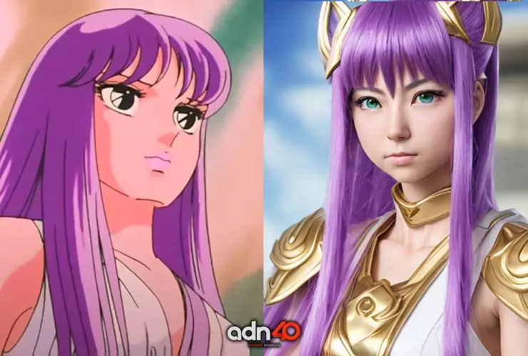 Así se verían Los Caballeros del Zodiaco en la vida real según Inteligencia Artificial Saori Atena